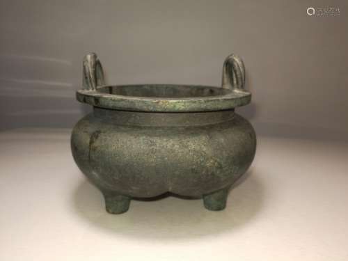Ming/Qing Dynasty Chinese Bronze Incense Burner