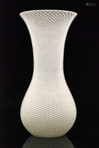 A 19th Century French glass vase by Clichy