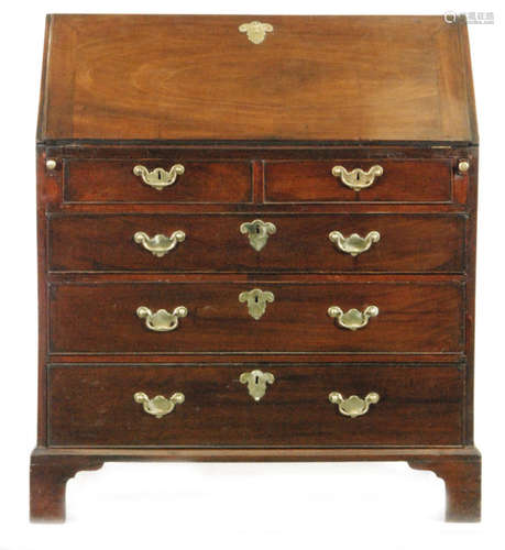 A George III mahogany fall front bureau