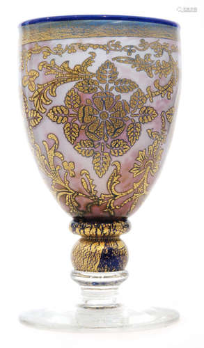 A contemporary Jonathan Harris Unique Golden Graal vase