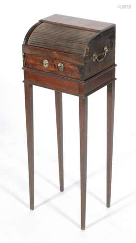 A 19th Century mahogany dressing or boudoir cabinet