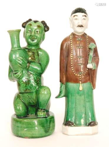 Two Chinese figures