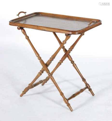 An oak butlers tray and stand