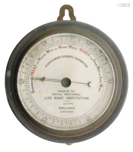 An early 20th Century 'Fishermans Aneroid Barometer