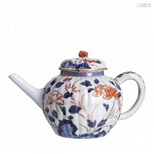 Japanese Porcelain Imari Teapot, Edo