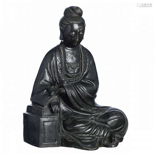 Guanyin in bronze