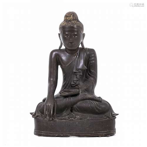 Burmese Buddha in bronze