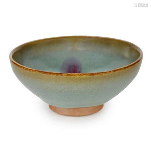 Southern Song Dynasty, A Purple-Spashed Junyao Bowl 南宋 钧窑 天青釉紫斑碗