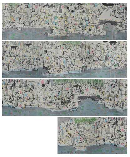 Wu Guanzhong Suhang Landscape 吴冠中(1919 - 2010) 苏杭印象