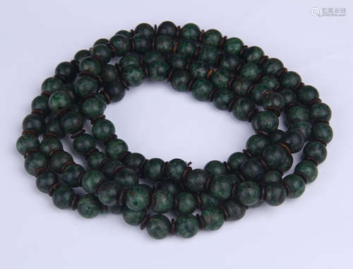 ARCHAIC JADE BEAD NECKLACE