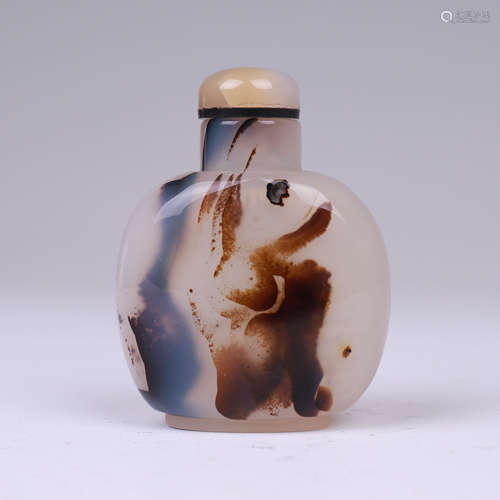 AGATE SNUFF BOTTLE