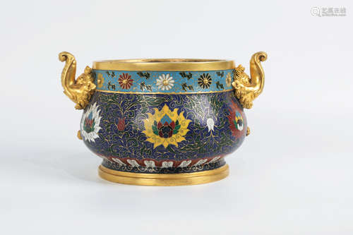 CHINESE CLOISONNE CENSER