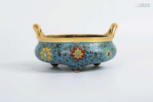 CHINESE CLOISONNE CENSER