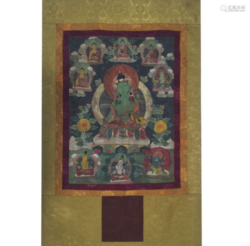 CHINESE TIBETAN THANGKA