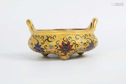 CHINESE CLOISONNE CENSER