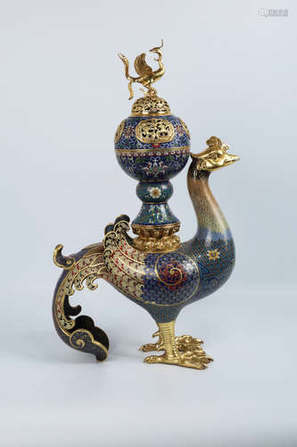 CHINESE CLOISONNE CENSER