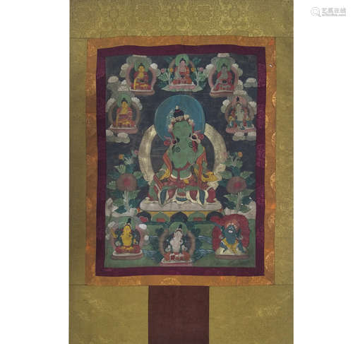 CHINESE TIBETAN THANGKA