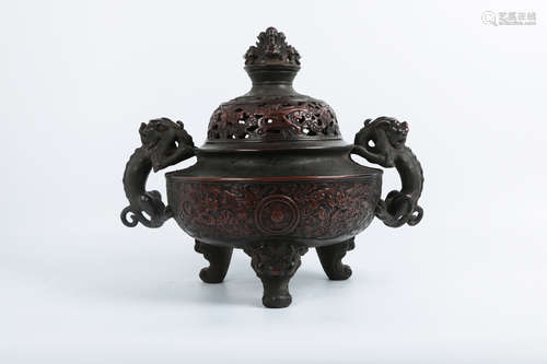 CHINESE BRONZE CENSER