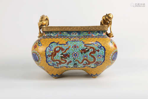 CHINESE CLOISONNE CENSER