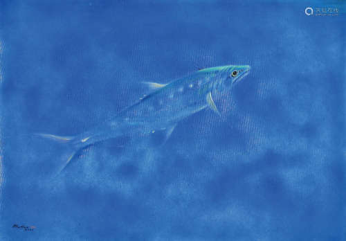 林木化  魚（油畫）