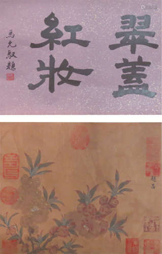 赵昌 绢本花卉册页