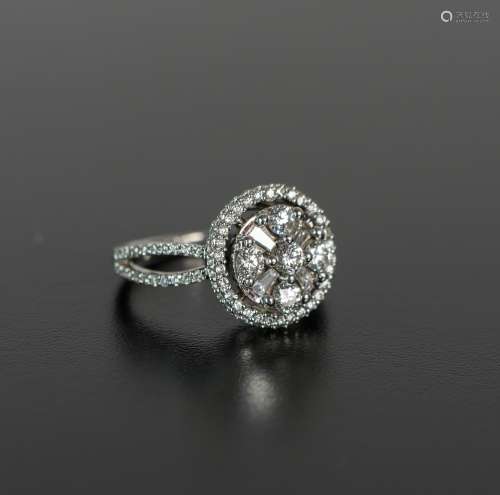 A Woman Diamond Ring