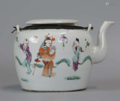 Chinese porcelain teapot, Republican period