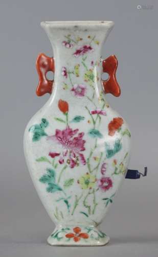 Chinese porcelain wall vase, Republican period