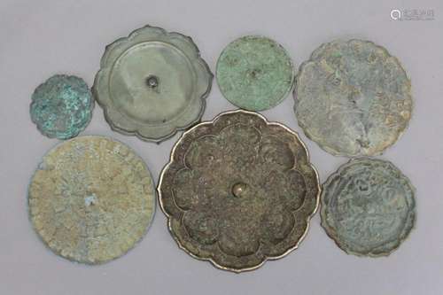 7 Chinese bronze mirrors