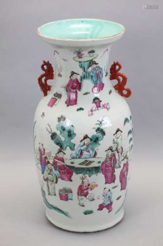 large Chinese porcelain vase, 19th c.