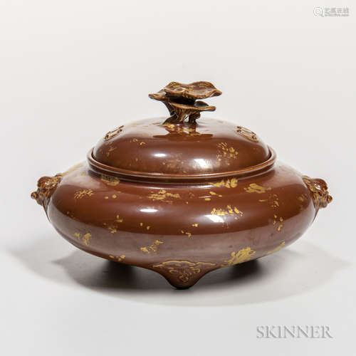 Simulated Bronze Ceramic Censer