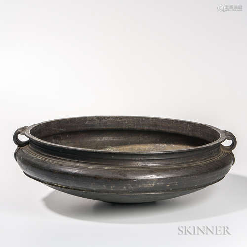 Large Bronze Cooking Vessel, Uruli