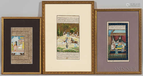 Three Miniature Paintings