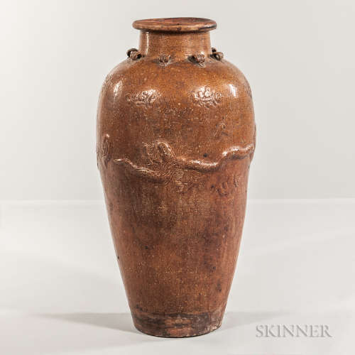 Tall Martaban Storage Jar