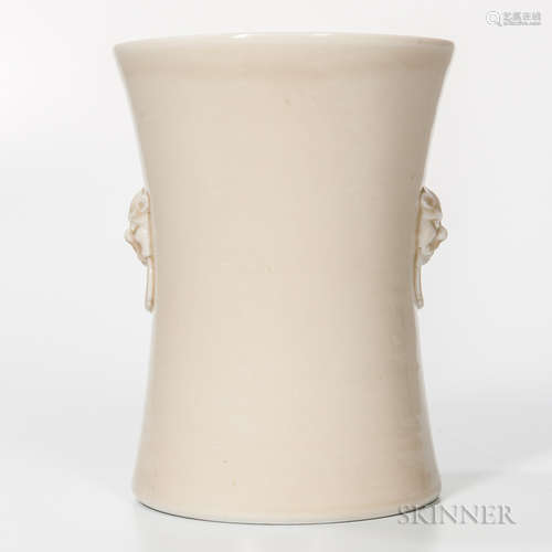 Blanc-de-Chine Scroll Holder