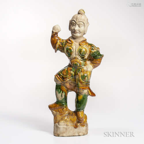 Sancai-glazed Earthenware Warrior