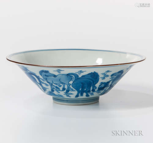 Blue and White Bowl