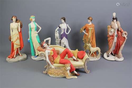 Coalport 'Roaring Twenties' Figurines