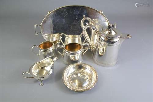 A Silver Plated Bon Bon Dish