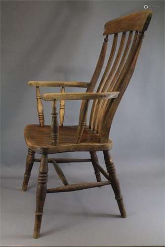 An Antique Windsor Farmhouse Elbow Chair.