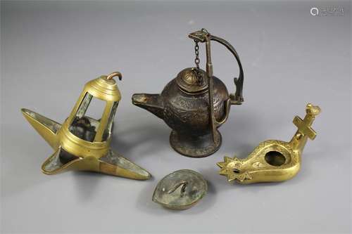 A Group of Oil Lamps