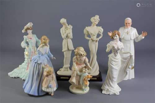 A Quantity of Royal Worcester and Other Porcelain Figurines