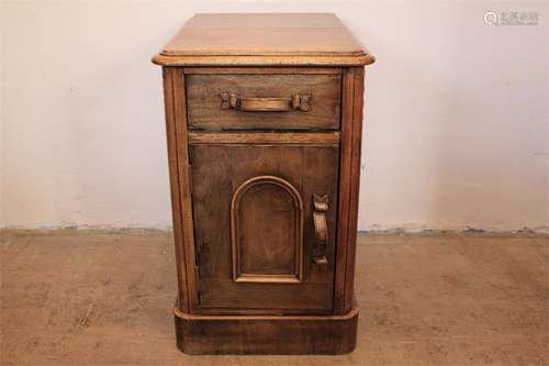 A French Mahogany Provencal Bedside Cabinet