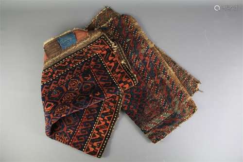 Two Antique Baluch Kilim Panels