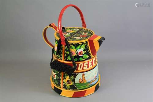 A Traditional Barge Ware Watering Can