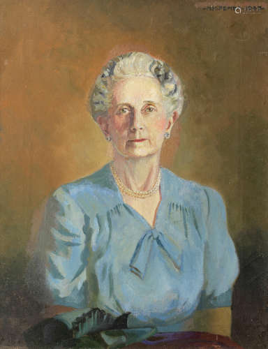 Portrait of Mrs May Murray Parker George Milwa Mnyaluza Pemba(South African, 1912-2001)
