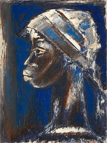 Portrait of a Woman Gerard Sekoto(South African, 1913-1993)