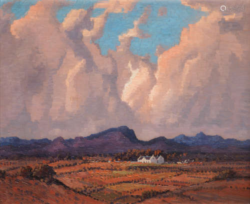 Boland Farm Jacob Hendrik Pierneef(South African, 1886-1957)
