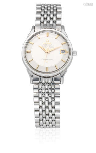 Constellation, Ref: 168.005, Circa 1966  Omega. A stainless steel automatic calendar bracelet watch