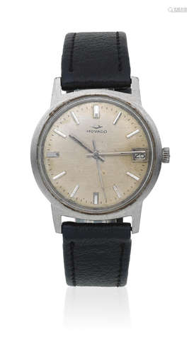 Kingmatic Sub-Sea, Ref: 19330, Circa 1960  Movado. A stainless steel automatic calendar wristwatch